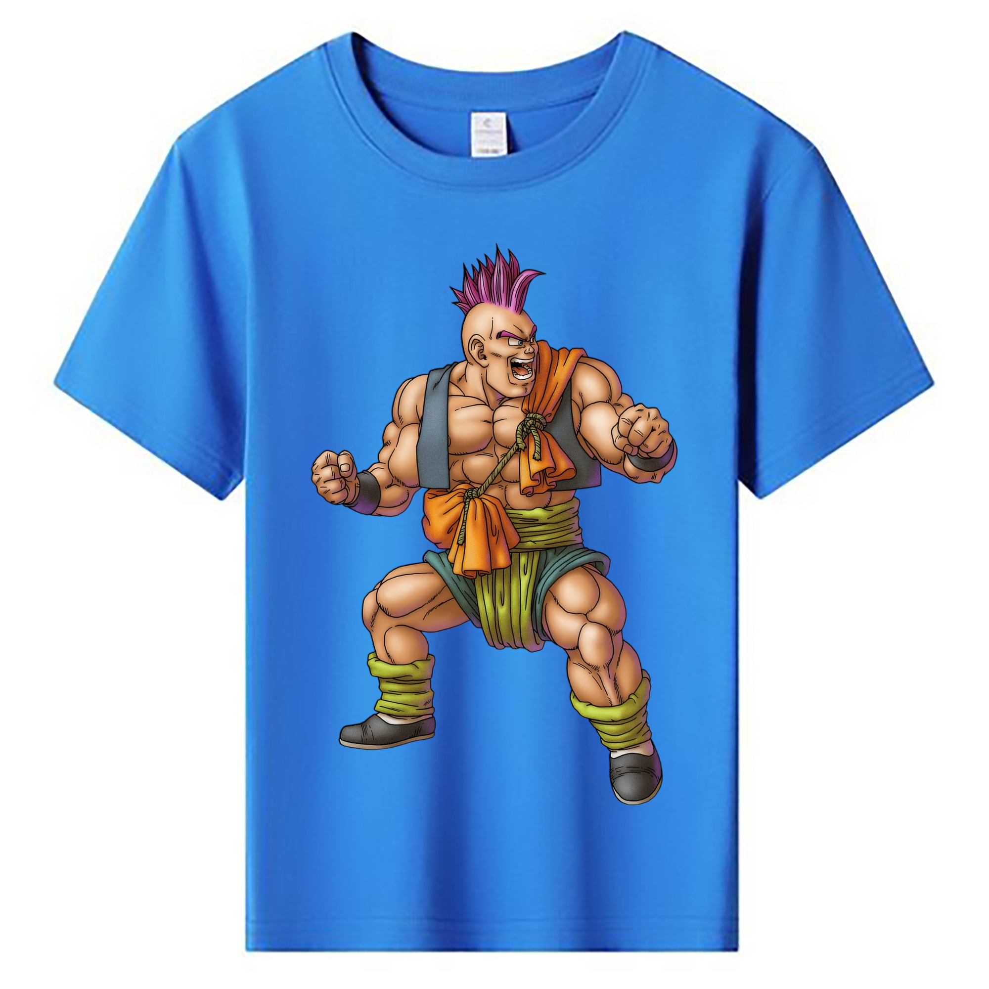 （画像用） ドラゴンクエスト Doragon Kuesuto Dragon Quest 綿100％キッズTシャツ（フロントプリント）